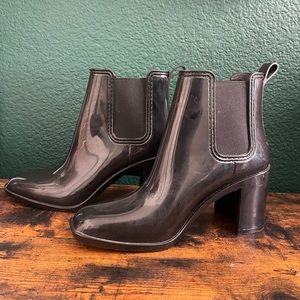 black Jeffrey Campbell ankle boots